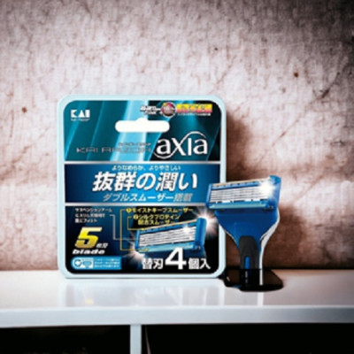 Lưỡi DaoThay Thế Dao Cạo Râu 5 Lưỡi Kép Kai Razor Axia 00614 (Set 4 Lưỡi Dao)