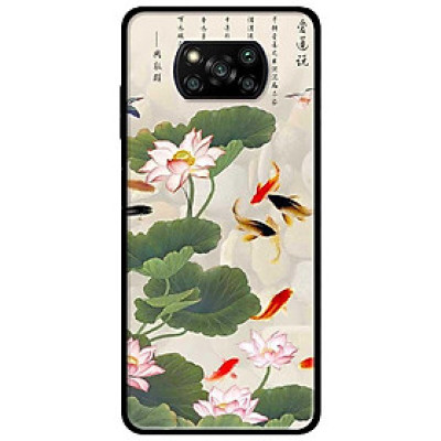 Ốp lưng dành cho Xiaomi Poco X3 mẫu Tranh Cá Koi