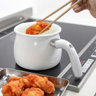 Nồi đa năng tráng men Pearl Metal Bianco 16cm (2.0L) - Hàng nhập khẩu Nhật Bản