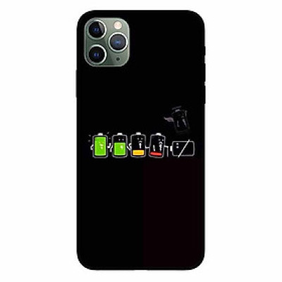 Ốp lưng in cho Iphone 11 Promax    Cạn Pin