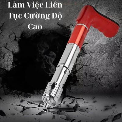 Máy Bắn Đinh Vào Bê Tông Sắt Thép Siêu Mạnh – Có 100 Đinh & Hộp Phụ Kiện, Vỏ Kim Loại Cứng Cáp