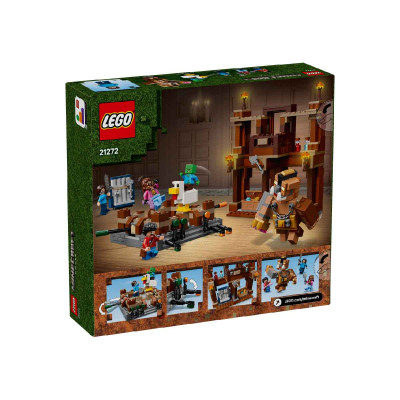 LEGO MINECRAFT 21272 Đồ Chơi Lắp Ráp Võ Đài Chiến Đấu Woodland Mansion (491 chi tiết)
