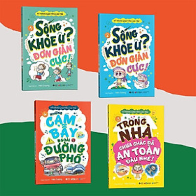 [ Thăng Long Books ] Combo Bộ Kỹ Năng Sinh Tồn Cho Trẻ ( 4 Tập )