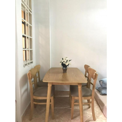 Bộ Bàn Mặt Giả Đá 1m2 + 4 Ghế Panda -FREE SHIP HÀ NỘI  Bộ bàn ăn Cao Cấp