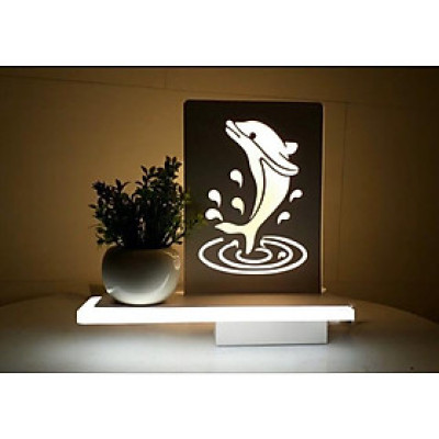 Đèn cá heo, đèn trang trí, decor