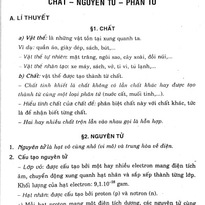 Ôn Tập Hóa Học 8