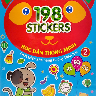 Bóc Dán Hình Thông Minh Phát Triển Khả Năng Tư Duy Toán Học IQ EQ CQ (5-6 Tuổi) - 198 Sticker (Quyển 2)