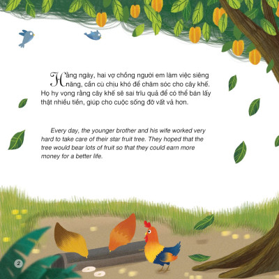 Truyện Cổ Tích Việt Nam - Cây Khế (Song Ngữ Việt - Anh)