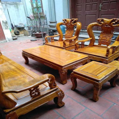 bộ bàn ghế minh quốc đào lim nam phi