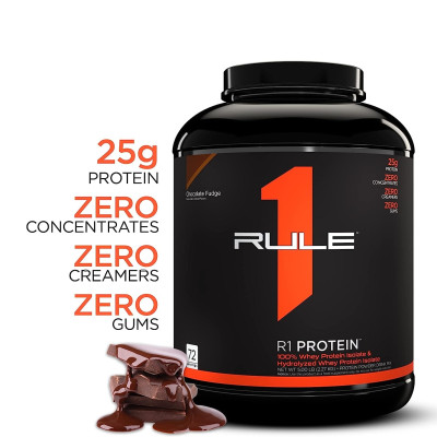 Thực phẩm tăng cơ Rule 1 Protein Isolate/ Hydrolysate 4.8-5.01lb tặng Rule 1 Shaker