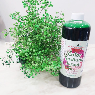 Dung Dịch Nhuộm Hoa Cắt Cành Đổi Màu (Combo 4 chai) theo Công Nghệ Israel giúp hoa nhuộm đổi màu theo ý muốn – The Color Sodium for Fresh Flowers