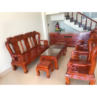 Bàn ghế Minh Quốc Đào gỗ Xoan