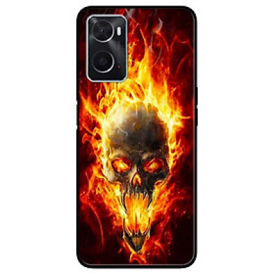 Ốp lưng dành cho Oppo A16K - Oppo A36 / A76 - Oppo Reno 7z 5G - Quỷ Lửa