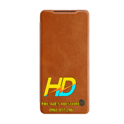 Bao Da Hiệu Nillkin Da Thật Cho Samsung Galaxy S21 FE Cao Cấp Có Ngăn Đựng Thẻ - Hàng Chính Hãng