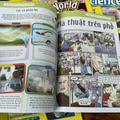 BỘ SÁCH LÀM BẠN VỚI KHOA HỌC - WORLD OF SCIENCE (Set 2 - 5 cuốn) - Karen Kwek - ZenBooks - Nhà xuất bản Dân Trí.