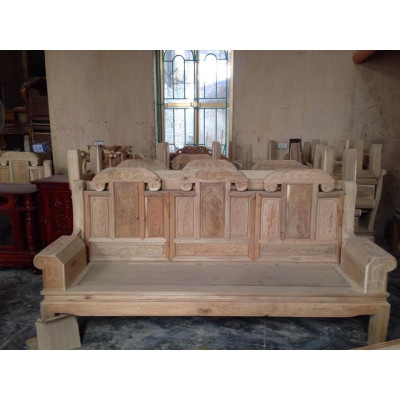 Bộ bàn ghế như ý hộp voi bộ 2m2 và 2m4 gỗ tràm