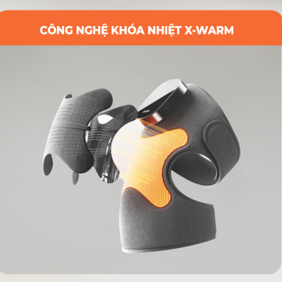 Máy Masssage Đầu Gối BUMAS M6 Pro - Nâng Cấp Bốn Đầu Điểm Massage Công Nghệ Khóa Nhiệt Mới Giảm Thất Thoát Nhiệt Và Điện - Hàng Chính Hãng