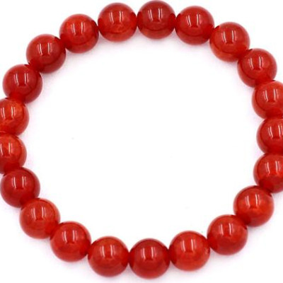 Chuỗi đeo tay Đá Vân Rồng Đỏ size 8 ly 21 hạt - hợp mệnh Hỏa, mệnh Thổ