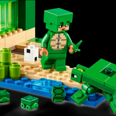 Đồ Chơi Lắp Ráp Ngôi Nhà Rùa Biển - The Turtle Beach House - Lego Minecraft 21254 (234 Mảnh Ghép)