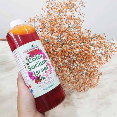 Dung Dịch Nhuộm Hoa Cắt Cành Đổi Màu (Combo 4 chai) theo Công Nghệ Israel giúp hoa nhuộm đổi màu theo ý muốn – The Color Sodium for Fresh Flowers