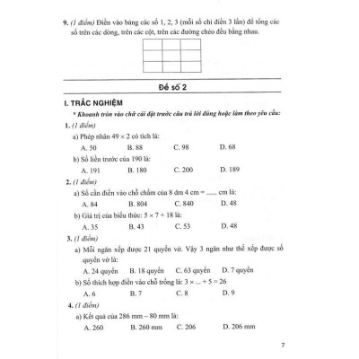 Sách - Bộ Đề Kiểm Tra Môn Toán Lớp 3 - Dùng Kèm SGK Kết Nối - Lê Thị Nương - Hồng Ân