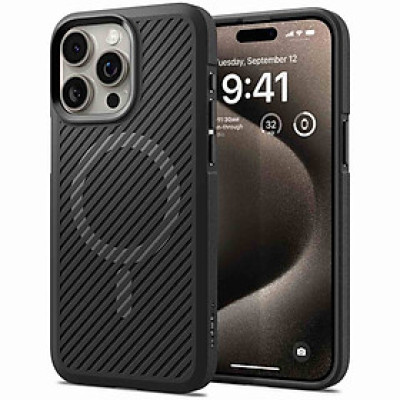 Ốp lưng dành cho iPhone 15 Pro Max SPIGEN Core Armor Magfit - Hàng Chính Hãng