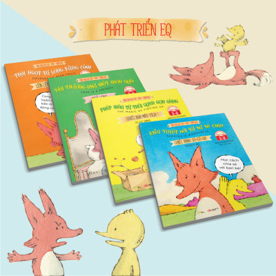 Sách Song ngữ: Tình bạn diệu kỳ - Phát triển EQ (Chick & Fox) Tập : Điều tuyệt vời từ sự sẻ chia