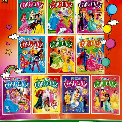 Sách - Tô Màu Công Chúa - Tập 5