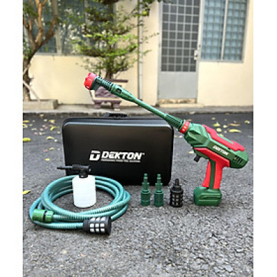 MÁY RỬA XE PIN MOTER 300W M21-SRX1401PLUS DEKTON-HÀNG CHÍNH HÃNG