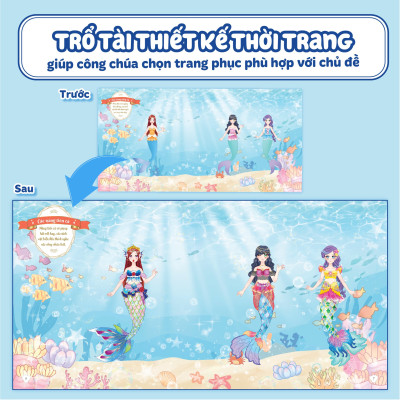 Sách Thời trang Công chúa Kỳ diệu (4 trang stickers)