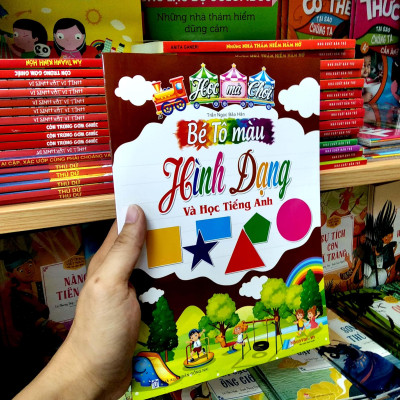 Bé Tô Màu Hình Dạng Và Học Tiếng Anh