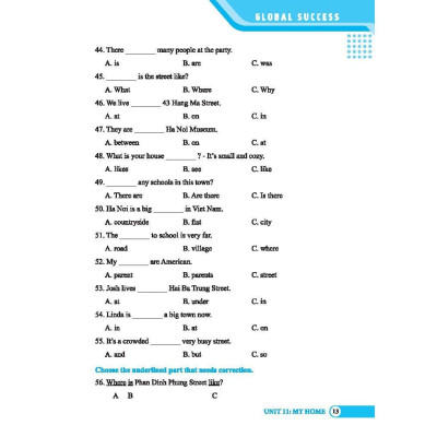 Sách - Global Success - Bài Tập Trắc Nghiệm Tiếng Anh Lớp 4 - Có Đáp Án - Tập 2 - Minh Thắng