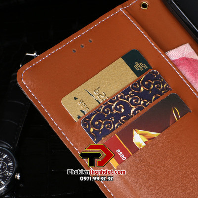 Bao da dạng ví dành cho OPPO Reno6 5G hiệu IDEWEI vân da cá sấu có quai cài - Hàng chính hãng