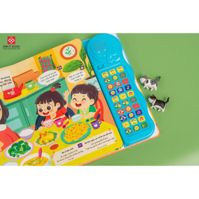 Sách Âm Thanh - Bé Học Nói Phiên Bản Đặc Biệt Với 30 Nút Bấm Cho Bé 0 - 6 Tuổi - Đinh Tị Books