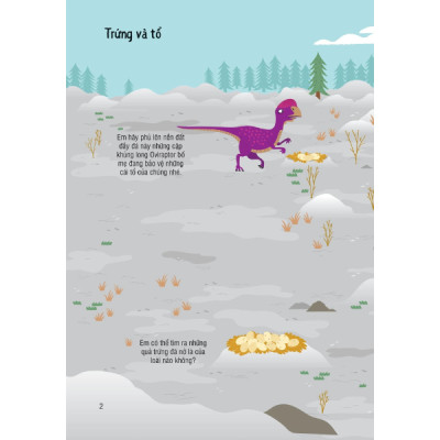 Bóc Dán Thông Minh - Khủng Long (Dành Cho Trẻ Từ 3-8 Tuổi)