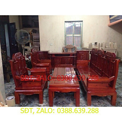 Bộ bàn ghế như ý hộp voi gỗ tràm 2m2 và 2m4