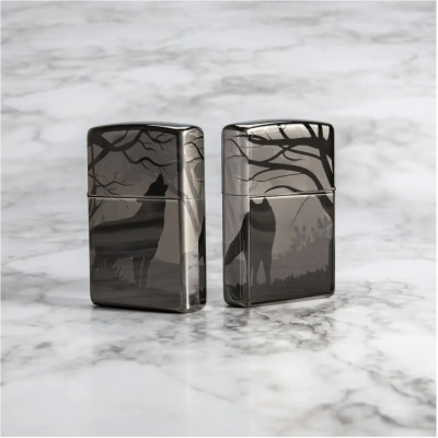 Bật lửa Zippo 49188 Wolves Design - Chính hãng 100%