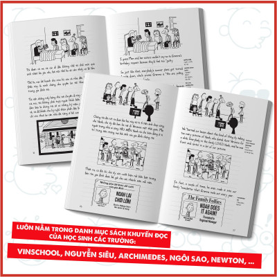 Sách - Diary Of A Wimpy Kid - Nhật Ký Chú Bé Nhút Nhát - Tập 19 - Mớ Bòng Bong - Hot Mess (Song Ngữ Việt-Anh)