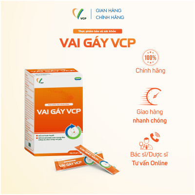 [COMBO 2] TPBVSK Vai Gáy VCP - Hỗ trợ cải thiện tình trạng đau cứng cổ, đau vùng vai gáy - Hộp 20 gói