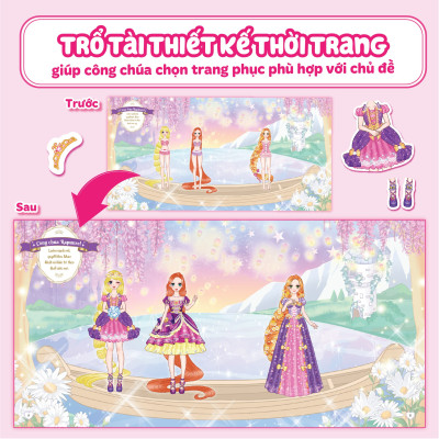 Sách Thời trang Công chúa Cổ tích (4 trang stickers)
