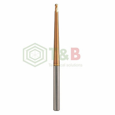Dao Phay Cầu Cổ Côn R0.5x12 x50L Union Tool Model HTNB2010-120-2,Dao phay ngón gia công sau nhiệt