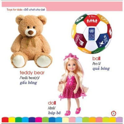 Sách - Em Học Tiếng Anh Qua Hình Ảnh - Đồ Chơi Cho Bé - Hồng Ân