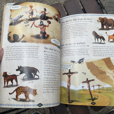 (Minh hoạ màu) CÂU CHUYỆN PHÁP LUẬT VÀ HÌNH PHẠT THEO DÒNG THỜI GIAN –   Jiří Linhart, Marcel Králik -  Tôm Giang dịch - Nhã Nam - NXB Thế Giới (bìa mềm)