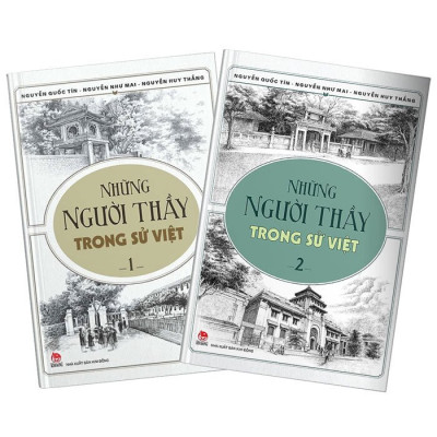 Combo Những Người Thầy Trong Sử Việt (Bộ 2 cuốn) (TÁI BẢN 2023)