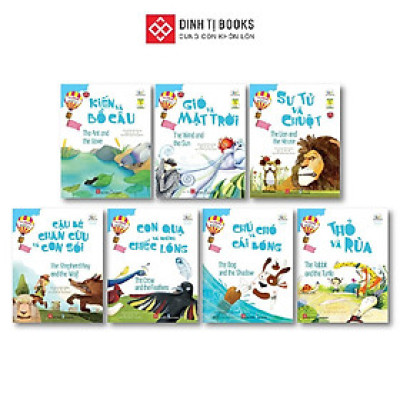 Sách - Học Tiếng Anh Cùng Truyện Ngụ Ngôn Aesop - Đinh Tị Books