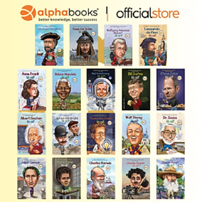 Combo Sách "Who Is - Là Ai" - Mang Các Con Khám Phá Bảo Tàng - Chân Dung Những Vĩ Nhân Đã Làm Thay Đổi Thế Giới: Anne Frank + Bill Gates + Claude Monet + Neil Armstrong + Steve Jobs + Walt Disney + Albert Einstein