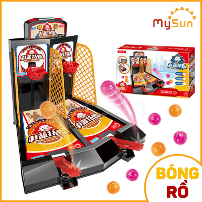 Bộ đồ chơi bóng rổ mini cho bé trai bộ trò chơi 2 người đối kháng trẻ em MySun