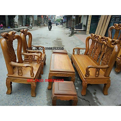 bộ bàn ghế Minh Quốc Đào gỗ xoan keo