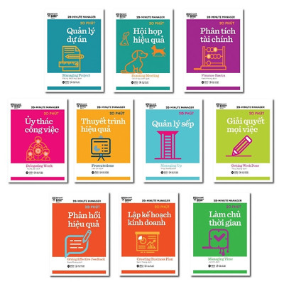 Trạm Đọc | Bộ Sách 20 Phút HBR (Bộ 10 Cuốn)