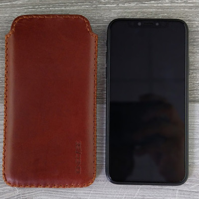 Bao Da Rút Dành Cho iPhone XR Da Bò Sáp